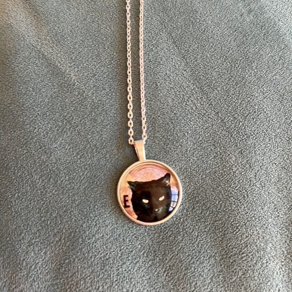 Jewelry - Black Cat Necklace Charm